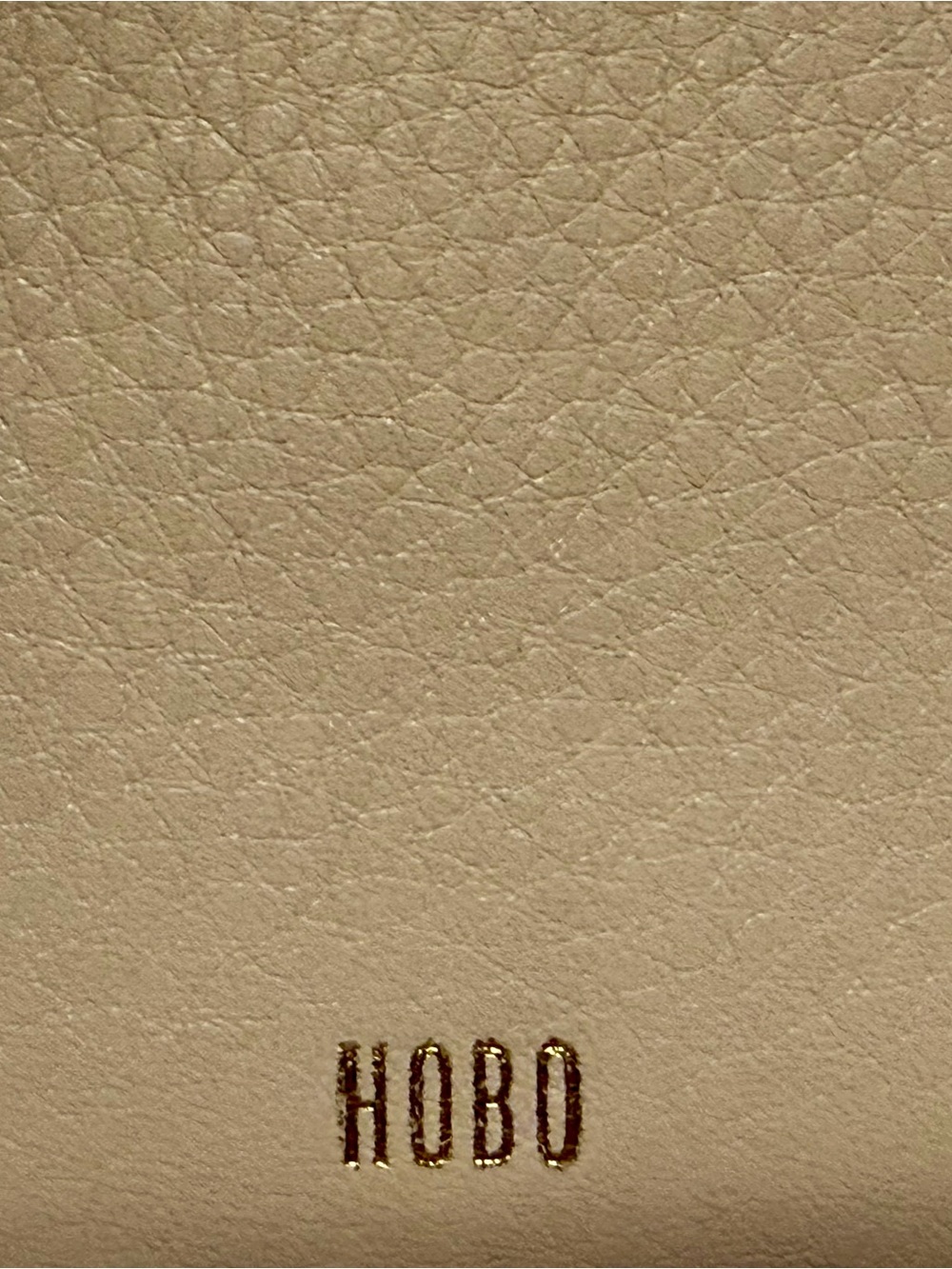 HOBO Move Clip Wallet Stone Pebbled Leather with Wanderlust Lining - Picture 2 of 8